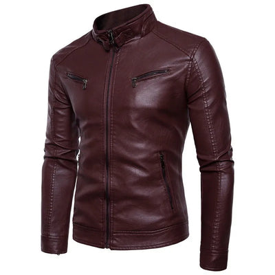 Anders™ Flex – Casual Leather Jacket in Multiple Colors