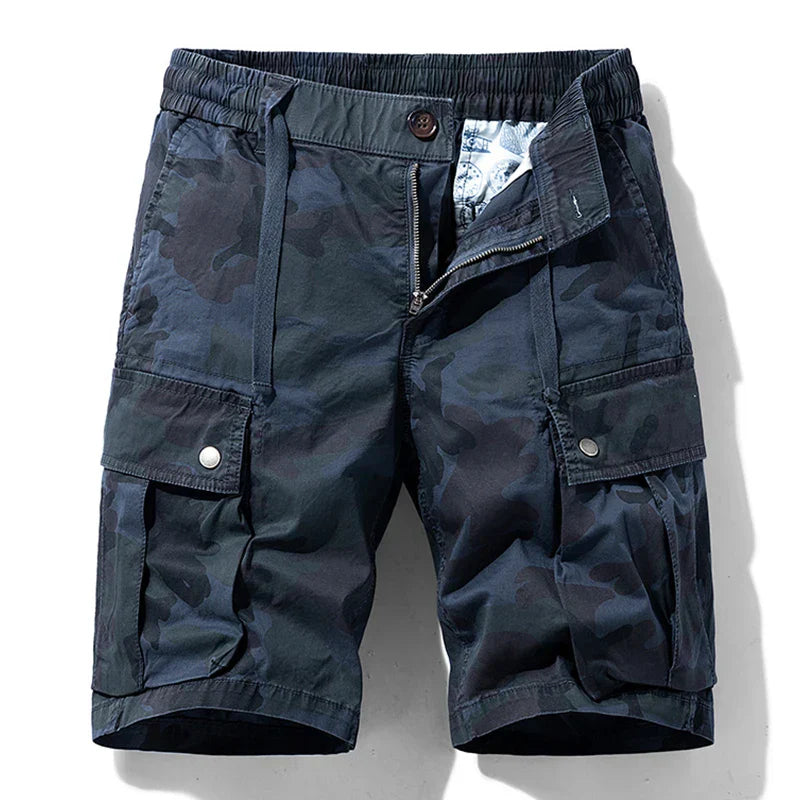 BEACHSIDE CAMOUFLAGE IN COTTON WITH MULTIPLE POCKETS