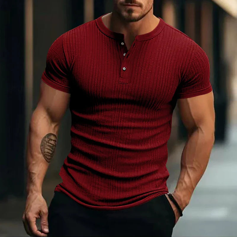 THIAGO™ Ribbet Henley T-shirt