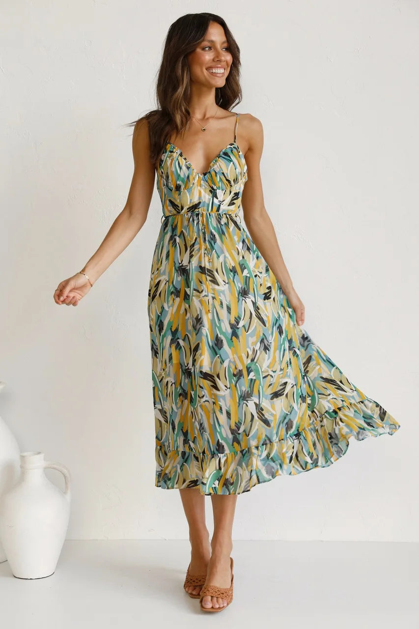 Rosea Printed Dress