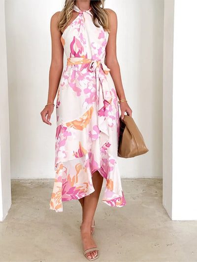 Amira | Halter Neck Wrap Dress