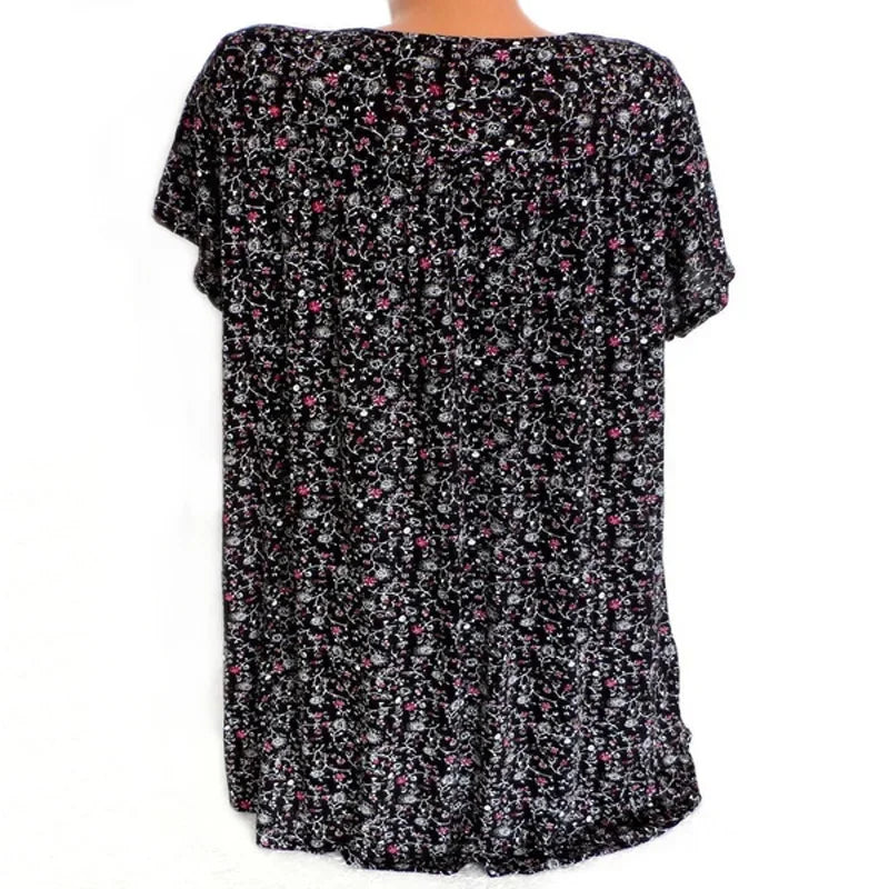 Summer Blouse with Floral Print | Olsen & Olsen™