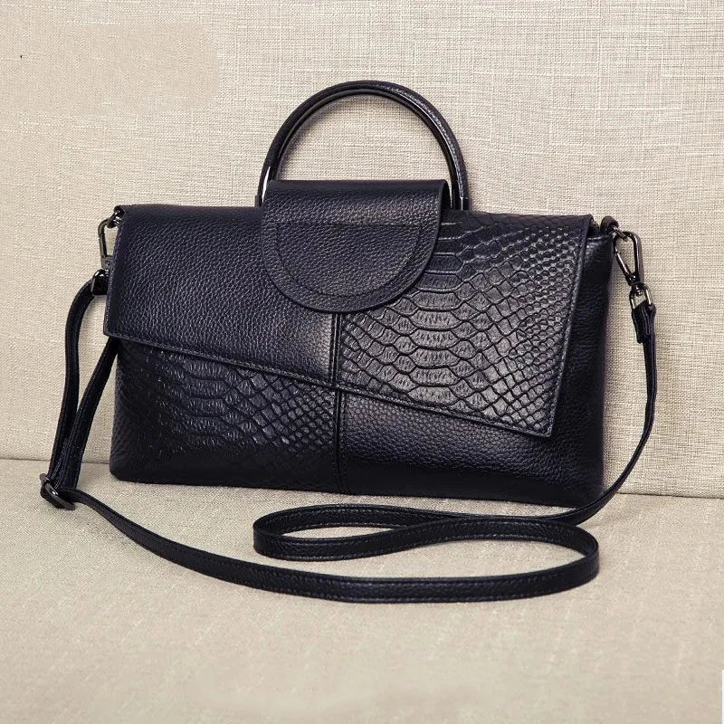 celine™ – structured black handbag in leather look