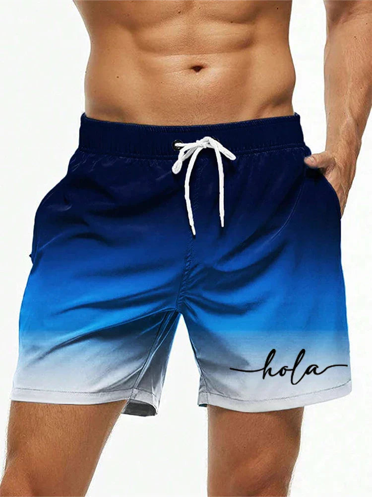 DIEGO Wave Gradient Shorts