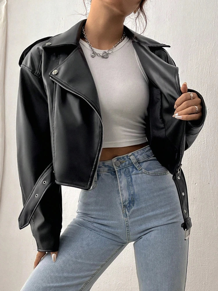 Yvette™ – Elegant and Powerful Leather Jacket