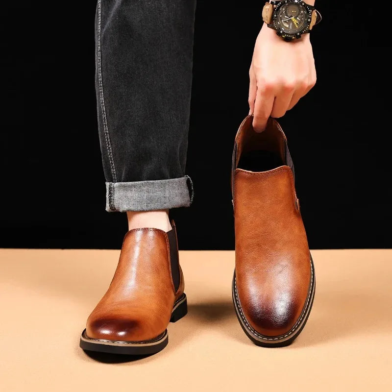 JONAS™ | TIMELESS LEATHER ANKLE BOOTS