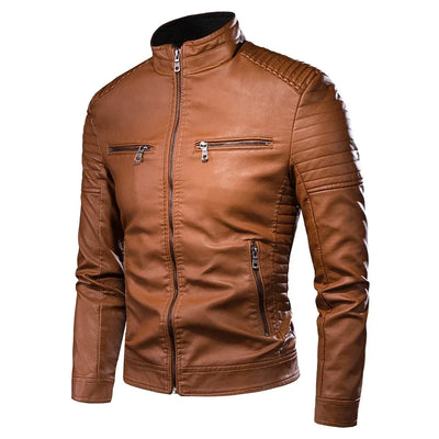 Mikkel™ Armor – Vintage Leather Look with Quilted Shoulders