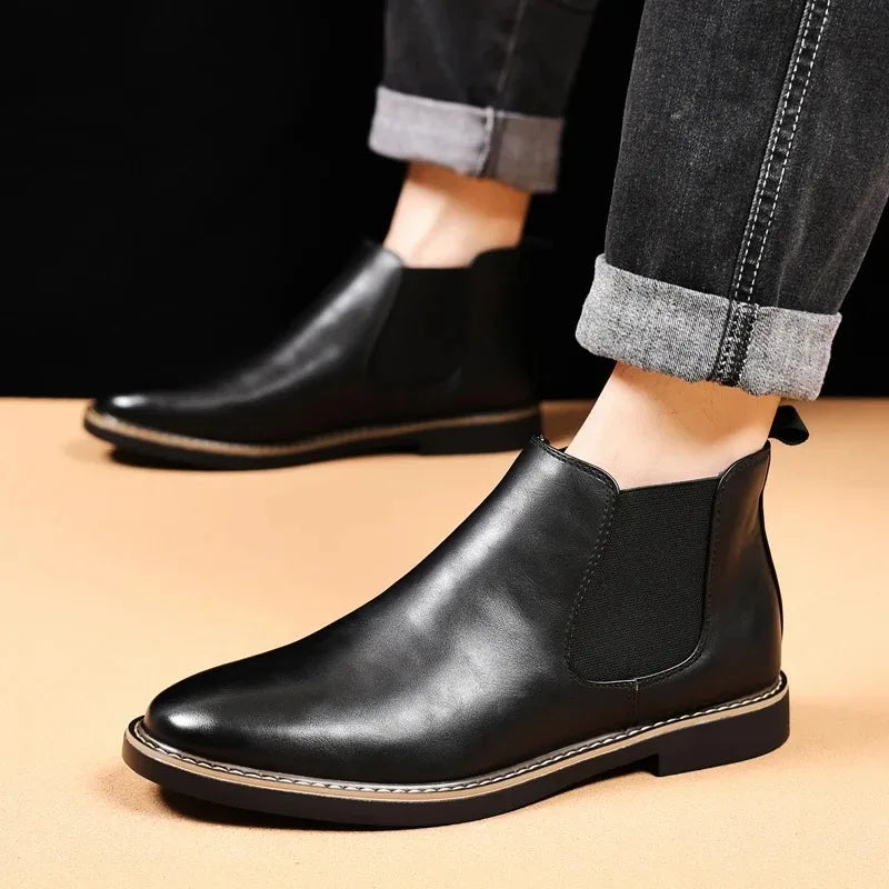 JONAS™ | TIMELESS LEATHER ANKLE BOOTS