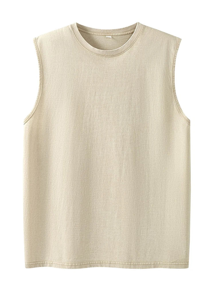 JUDE Washed Edge Muscle Tank