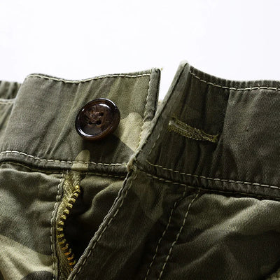 BEACHSIDE CAMOUFLAGE IN COTTON WITH MULTIPLE POCKETS