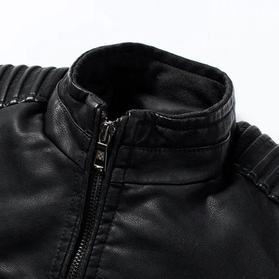 Mikkel™ Armor – Vintage Leather Look with Quilted Shoulders