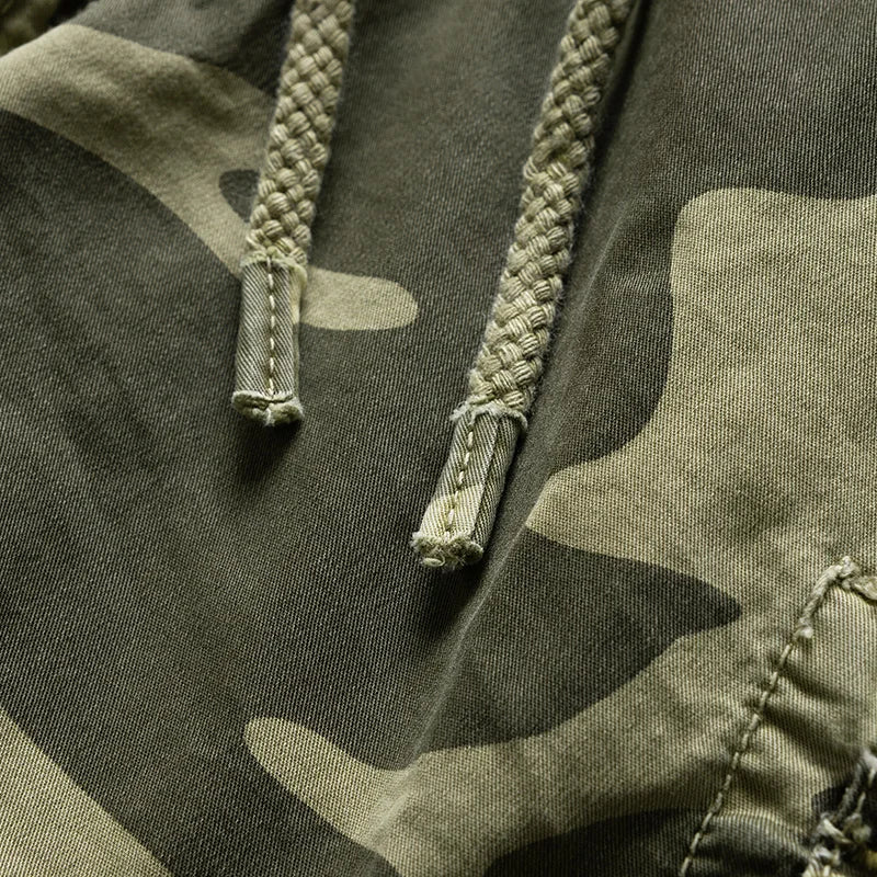 BEACHSIDE CAMOUFLAGE IN COTTON WITH MULTIPLE POCKETS