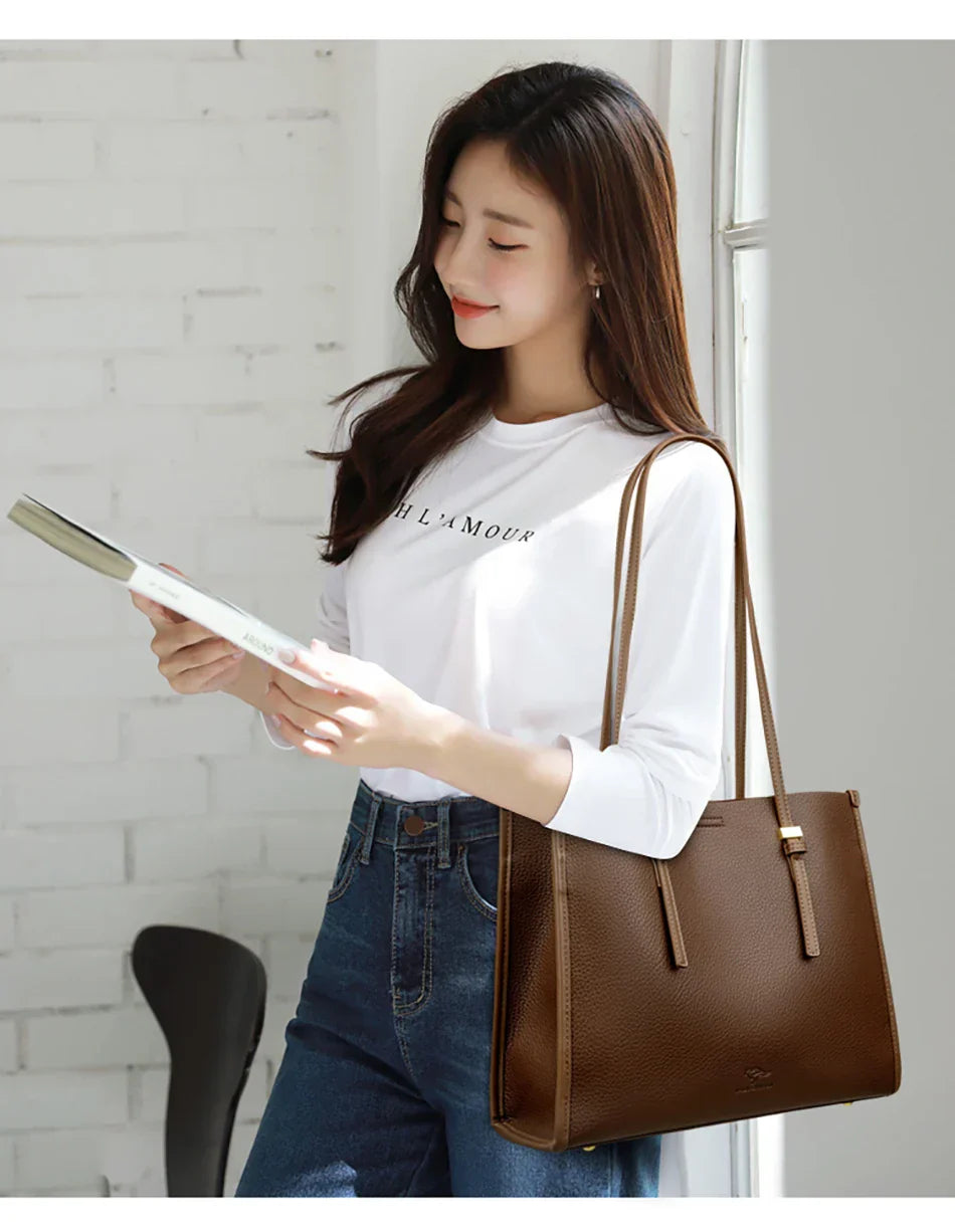 liva™ – spacious everyday bag in leather look