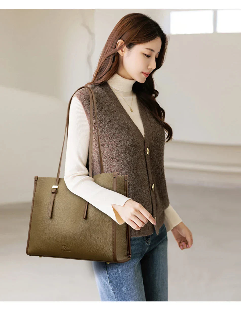 liva™ – spacious everyday bag in leather look