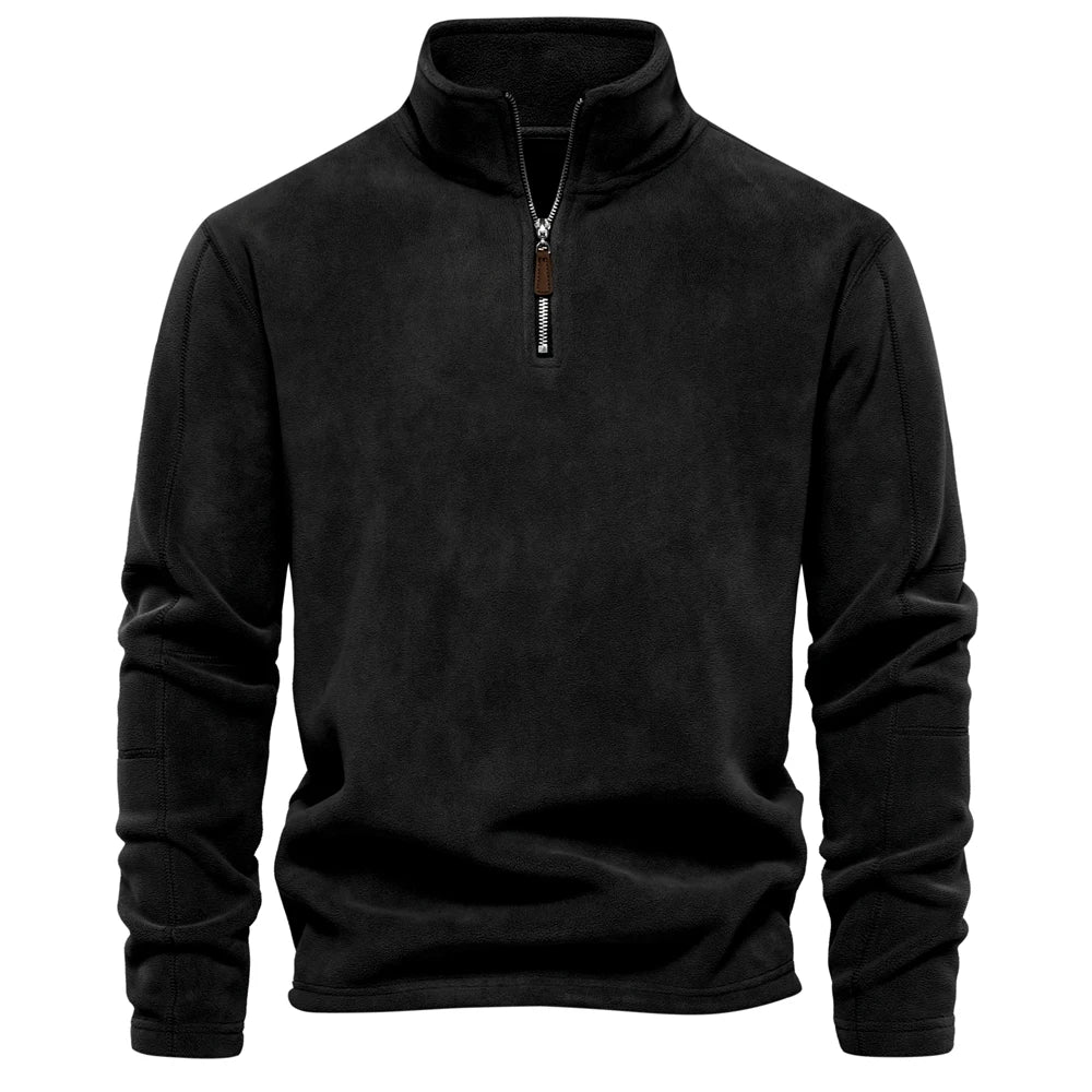 Henrik | Warm Fleece Collar Sweatshirt