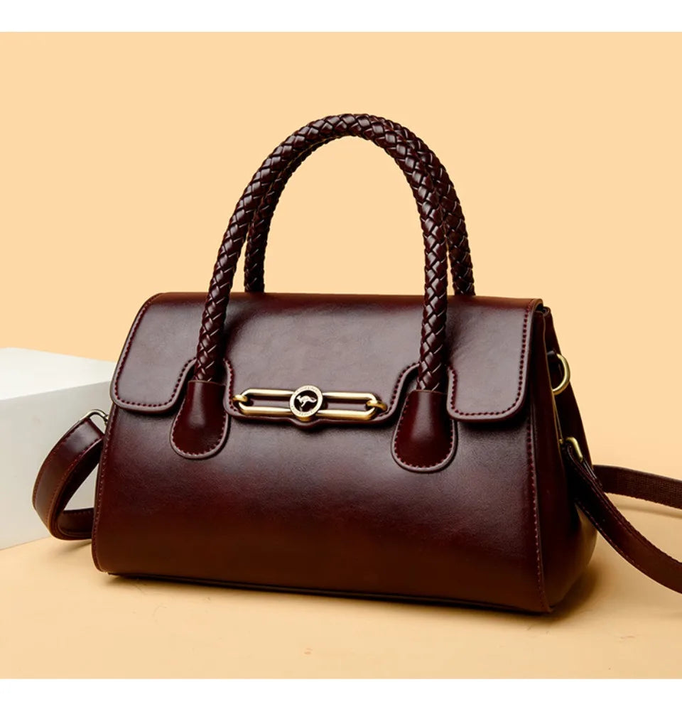 ronja™ – classic bag with braided handle and gold details