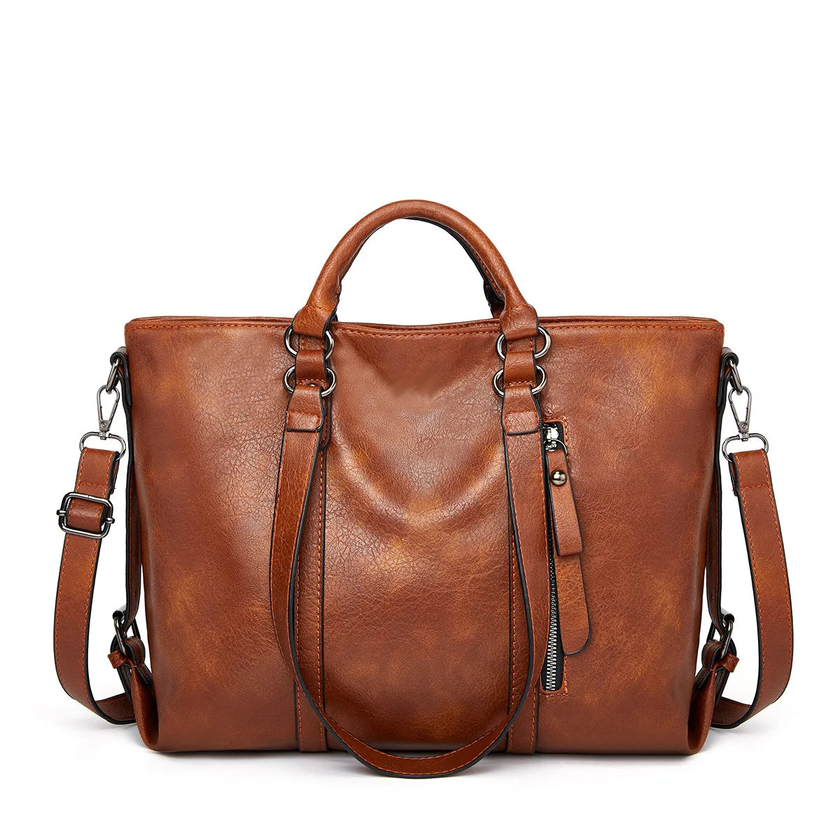 Signe™ | Large Capacity Leather Shoulder Bag