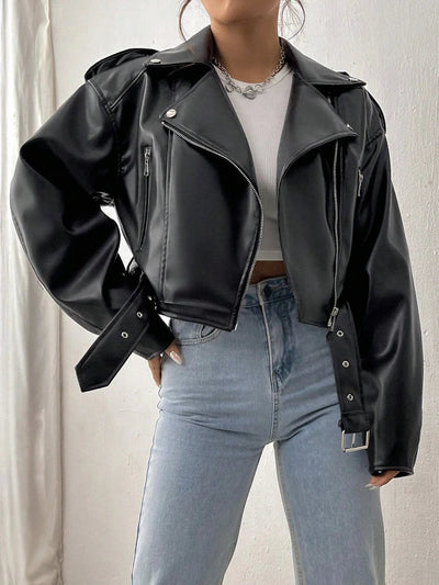 Yvette™ – Elegant and Powerful Leather Jacket