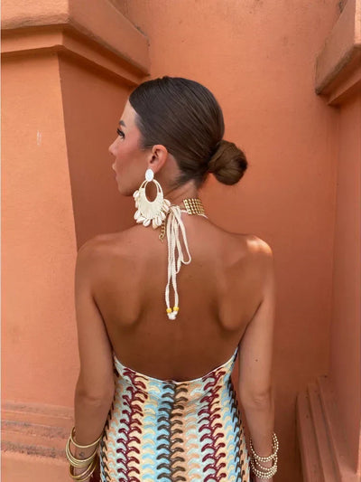 Aphrodite™  | Backless V-Neck Dress