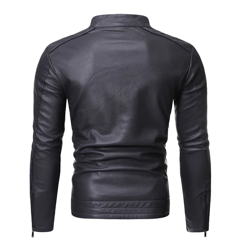 Anders™ Flex – Casual leather jacket in multiple colors