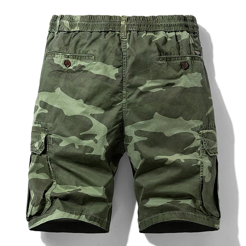 BEACHSIDE CAMOUFLAGE IN COTTON WITH MULTIPLE POCKETS