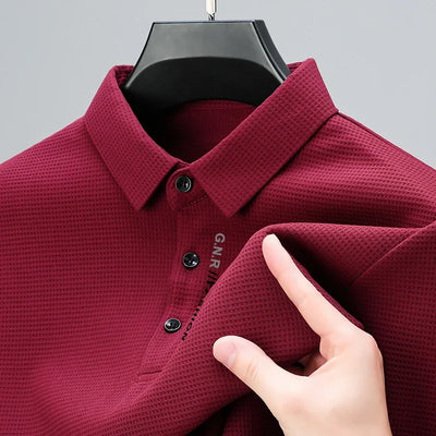 Prestigio™ Waffle Long Sleeve Polo