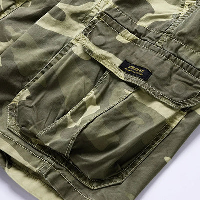 BEACHSIDE CAMOUFLAGE IN COTTON WITH MULTIPLE POCKETS