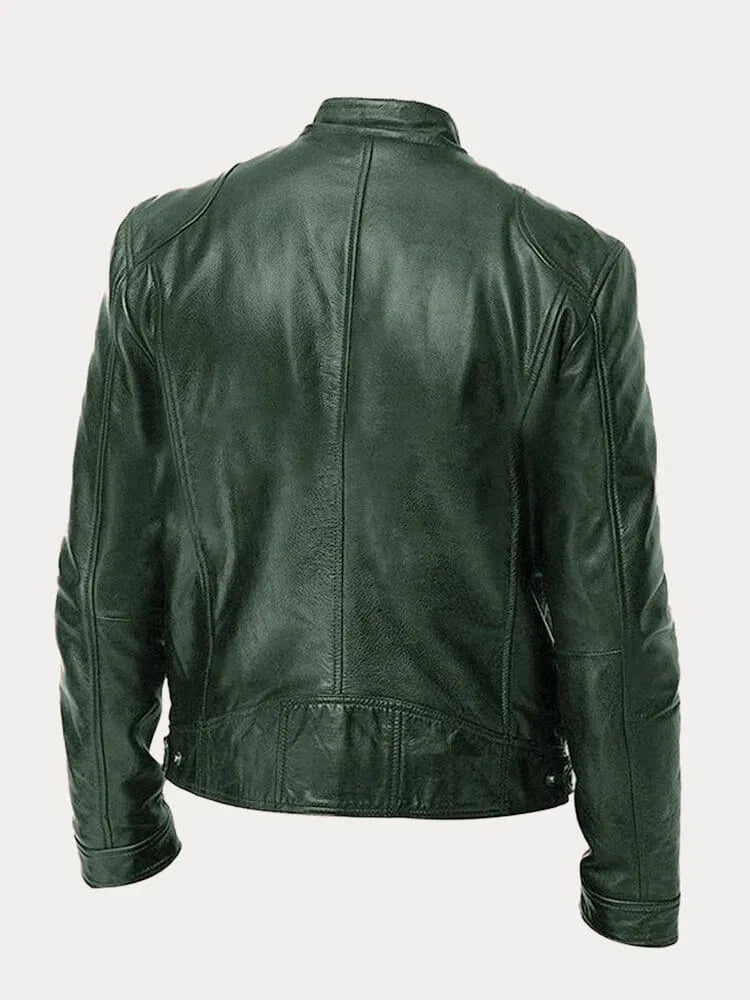 Victor Casual Leather Jacket™: Timeless Design and Comfort