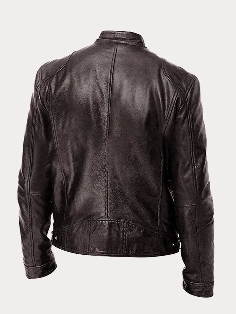 Victor Casual Leather Jacket™: Timeless Design and Comfort