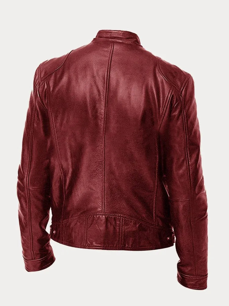 Victor Casual Leather Jacket™: Timeless Design and Comfort
