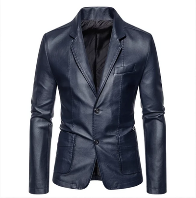 Rasmus™ Urban – Slim-fit blazer in faux leather (multiple colors)