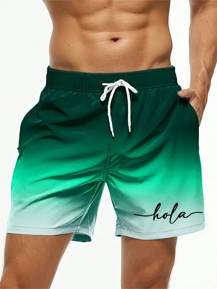 DIEGO Wave Gradient Shorts
