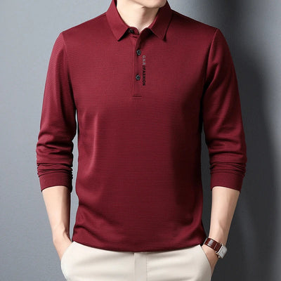 Prestigio™ Waffle Long Sleeve Polo