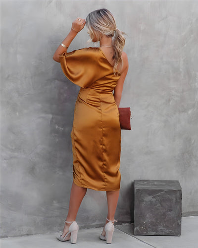 Allegra™ | Elegant party dress in silk