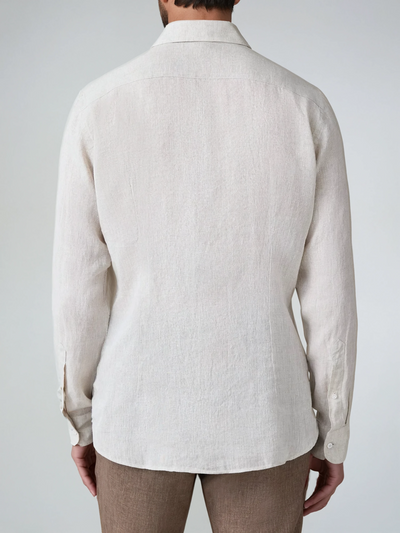 Linen Shirt Beige - Sophie New York