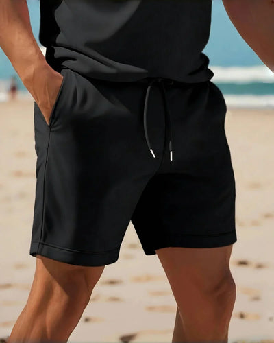 BEACHSIDE CASUAL SHORTS – ELASTIC WAIST AND RELAXED FIT