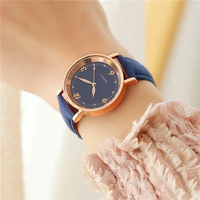 Leather Strap Watch