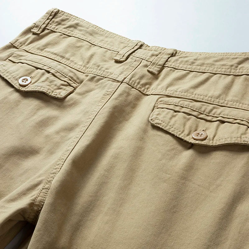 BEACHSIDE WORK SHORTS – RELAXED FIT IN COTTON WITH MULTIPLE POCKETS