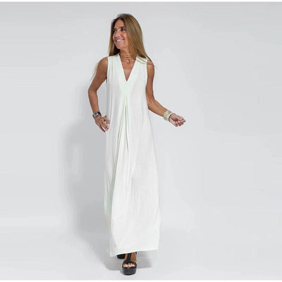 Leila™ | Elegant Long Dress + Free Matching Cardigan