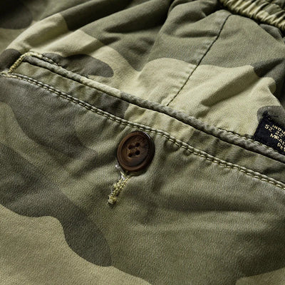 BEACHSIDE CAMOUFLAGE IN COTTON WITH MULTIPLE POCKETS