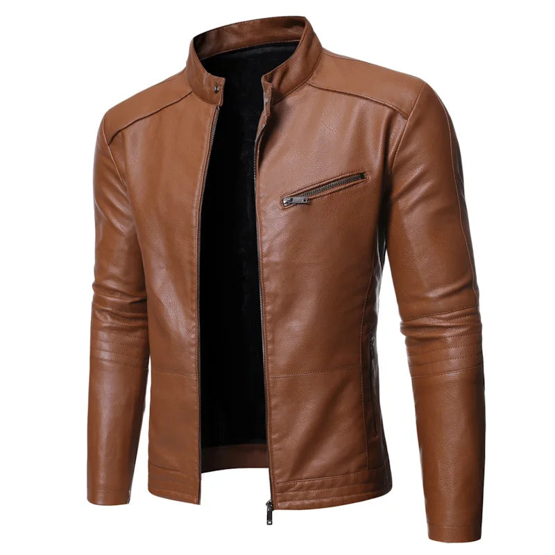 Anders™ Flex – Casual Leather Jacket in Multiple Colors