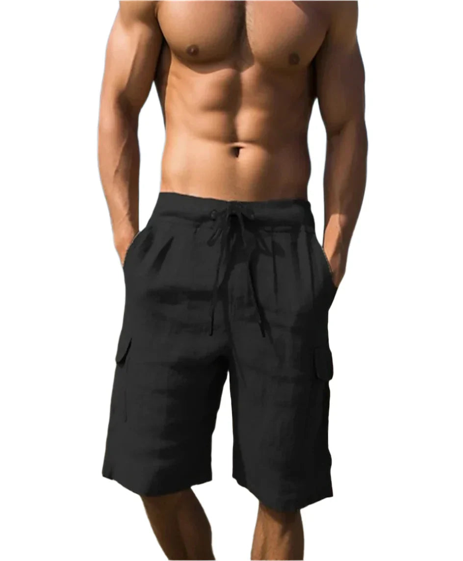BEACHSIDE LINSHORTS