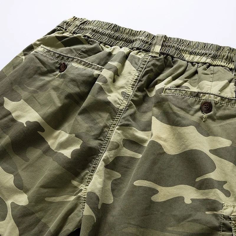 BEACHSIDE CAMOUFLAGE IN COTTON WITH MULTIPLE POCKETS