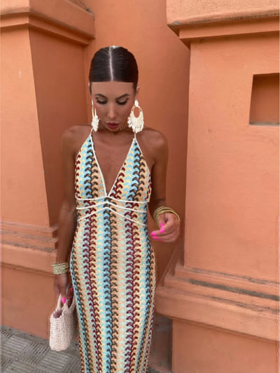 Aphrodite™  | Backless V-Neck Dress