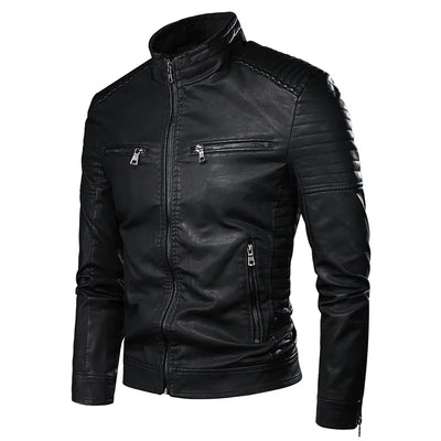 Mikkel™ Armor – Vintage Leather Look with Quilted Shoulders