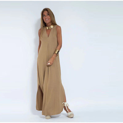 Leila™ | Elegant Long Dress + Free Matching Cardigan