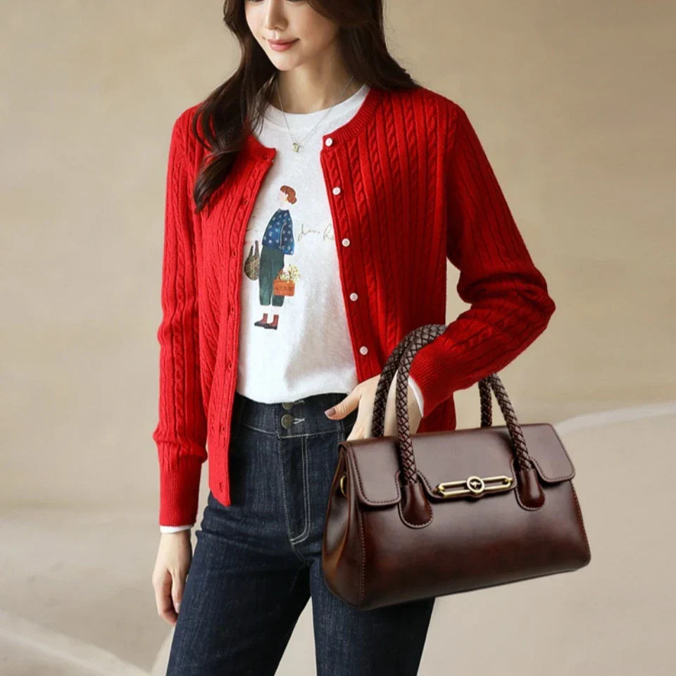 ronja™ – classic bag with braided handle and gold details