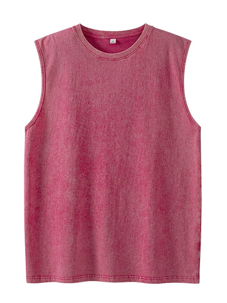JUDE Washed Edge Muscle Tank