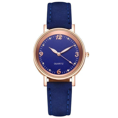 Leather Strap Watch