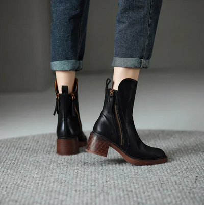 Grazia™ - Leather booties